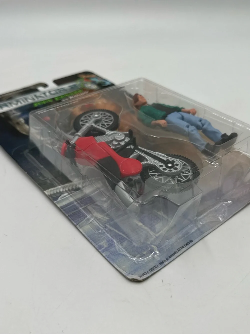 Vintage 1991 Kenner Terminator 2 John Connor Motorcycle Figure NEW Sealed MOC